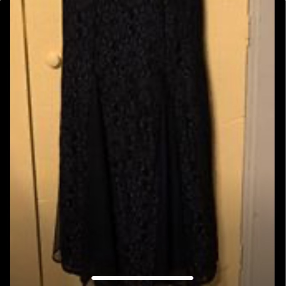 Floor Length Mermaid Style Navy Blue Formal View 3